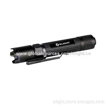 LED Flashlight, Self Defense with Strike Bezel, Tailcap Switch, 800lm Tactical